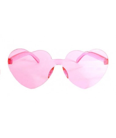 Heart Shaped Glasses frameless light pink BUY